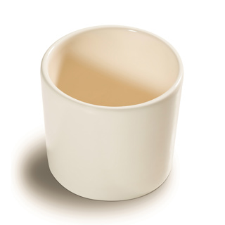 Wersin, natural glossy, handleless mug 0.25l