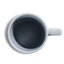 Wersin, light grey matt, coffee bowl with handle 0.25l